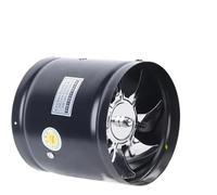 Axial Pipe Metal Blower Bathroom Fan Channel 500m³/h Duct Extractor Insert Exhaust(6inch)