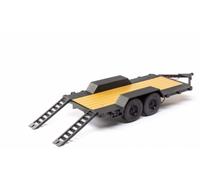 Axial SCX24 Flat Bed Vehicle Trailer w/LED Taillights 1:24 RTR RC Car, G-AXI00009