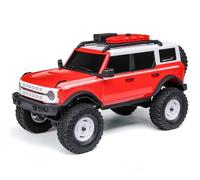 Axial SCX24 Ford Bronco Heritage Edition 4X4 Ready to Run RC Rock Crawler 1:24 Brush Motor Offroad Truck Remote Control Extra Torque Includes Battery and Charger Red