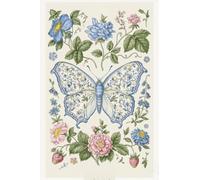 AxiangziK DIY Counted Cross Stitch Kits Butterfly Flowers 11CT 30x40cm