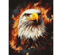 AxiangziK DIY Printed Cross Stitch Kit Fantasy Eagle 11CT 60x80cm