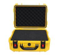 AxiGear 18in Waterproof Hard Shell Case with DIY Customizable Foam Insert 18 x 13 x 8in (Yellow)