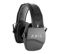 AXIL TrackR Passive Tactical Headmuffs Archery/Hunting Unisex Adult, Black, One Size