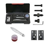 AXILYZE Universal Hand Held Brake Pipe Flaring Tool 3/16 Inch SAE (4.75mm) Brake Pipe Double Flaring Tool Kit, 45 Degree Flare for Vehicle Brake Lines Repairing, 3/16" SAE Car Pipe Flaring Device