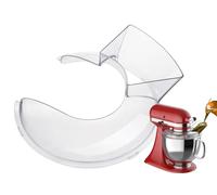 AXIM Pouring Shield for KitchenAid 4.5-5QT Stainless Steel Mixer Bowls ONLY - Secure Fit Splash Guard for KitchenAid Tilt-Head Stand Mixers and Dishwasher Safe