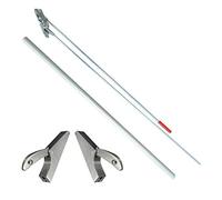 AXIM PR7085 Concealed Rod Panic Bar Exit Device - Silver