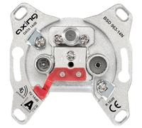 Axing BSD 963-14N Multimedia wall outlet socket 4-port cable tv (loop-through type 14dB DATA/TV/R)