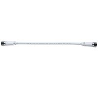 Axing MAK 020-80 coaxial modem patch cable high shielded with F-plugs F-connectors 20 cm white