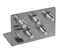 Axing QEW 5-50 Earth Angle 5-Way Potential Balance Coaxial Grounding Block Galvanised