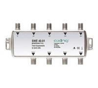 Axing SWE 40-01 SAT / terrestrial combiner 4-way for Quad LNB (DC pass to LNB) for injection of FM Freeview DVB-T to satellite signal