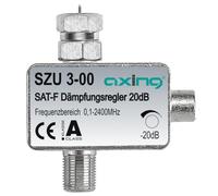 Axing SZU 3-00 adjustable attenuator for Sat with F connectors (20 dB, 0-2400 MHz)