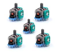 Axinyue 5PCS Replacement Joystick Analog Stick,Stick Joystick Replacement Parts Analog 3D Joystick,Thumbstick Wireless Stick Joystick for PS4 Dualshock 4 Xbox One Controller