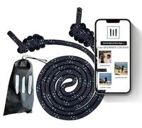 AXiOFiT Flow Rope Exercise Jump Ropes for Home Gym Cardio Weighted Jump Rope for Freestyle Skipping & Jumping Helps Upper Body Fitness for Boxing & HIIT Beginner - 560g (1.23lb)