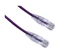 Axiom 50ft Cat6 Bendnflex Ultra-Thin Snagless Patch Cable 550mhz (Purple)