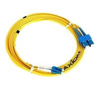 Axiom 8m ST-ST Fibre Optic Cable OFNR Yellow - Fibre Optic Cables (8 m, OFNR, ST, ST, Male Connector/Male Connector, Yellow)