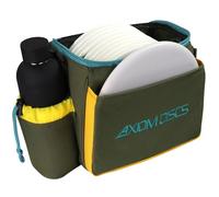 Axiom Discs Cell Disc Golf Starter Bag (Olive/Tropic Blue/Golden Yellow)