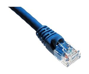 Axiom Memory Solution C6AMB-B6-AX 6' CAT6A 650mhz Patch Cable Molded Boot (Blue)