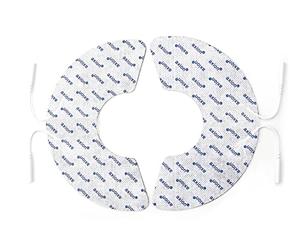 axion 2pcs self adhesive TENS electrodes Pads for knee | Ideal shape for TENS knee pain relief & knee joint for e.g. arthrosis, arthritis, gout | Reusable | Certified medical pads