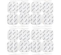 axion Pack of 16 TENS Machine Replacement Pads 5 x 5 cm - Medical Product | 2 mm Pin Connector - Reusable self-adhesive TENS machine pads for TENS pain relief & EMS muscle stimulation.