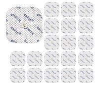 axion Pack of 20 Electrode Pads 5 x 5 cm with Mit 3,75 mm snap Button