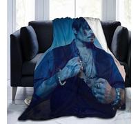 axirdju Johnny Depp Super Soft and Comfortable Flannel Blanket Camping Blanket Beach Blanket Decoration Bedroom Living Room Suitable for Children/Adults Throw Blankets (60x50)