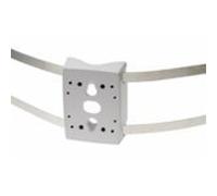 Axis 5504-701 Indoor/Outdoor Pole Mounting Kit for UL Surveillance Camera - White