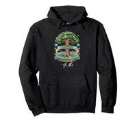 Axis Mundi Graphic - Mythical World Tree Symbol Art Pullover Hoodie