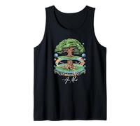 Axis Mundi Graphic - Mythical World Tree Symbol Art Tank Top