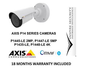 Axis P1468-LE P1448-LE P1447-LE P1445-LE P1435-LE 4K/HD Network Cameras IP66