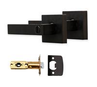Axis Privacy Knob Set Matt Black For Internal Doors