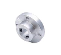 Axis Tight 1pcs Aluminum Alloy Flange Coupling 5mm 6mm 6.35mm 7mm 8mm 9mm 10mm 22mm Hole 50mm Diameter Rigid Transmission Shaft Connection Bearings Adapter(15mm)