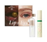 AXIS-Y Lip & Eye Set Vita Glow Lip Oil Dreamy Olive & Vegan Collagen Eye Serum Amazon Exclusive Korean Skin Care Kit Limited Edition Hydra Barrier Duo For Lips & Eyes Clear