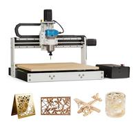 Axiscreat 4040 CNC Router Machine with Linear Guide & Ball Screw Motion, Achieve ±0.005mm Accuracy for High Precision Metal Aluminum Copper Wood Acrylic PCB Engraving