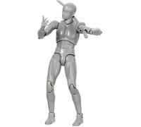 AXITWXIT Action Figures Body-Kun DX & Body-Chan DX PVC Figure Model Drawing for S H Figuarts with Box for Artists (Gray, Male)
