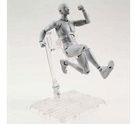 AXITWXIT Body Kun Artist Manikin Figure Model, Drawing Tools, Sketching, Painting, Male (Grey-Body KUN)