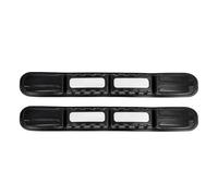 AXIYUE 2pcs Car Bumper Protector Strips for CUPRA Leon (KL 2020-2025 2026),Anti-Scratch Front Rear Bumper Guard Corner Edge Protection,Carbon Fiber Texture Rubber Collision Strip,White