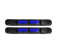 AXIYUE 2pcs Car Bumper Protector Strips for Suzuki Across (A2Z 2020-2025 2026),Anti-Scratch Front Rear Bumper Guard Corner Edge Protection,Carbon Fiber Texture Rubber Collision Strip,Blue