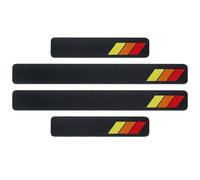 AXIYUE Car Door Sill Protector for Opel Mokka 2012-2021 2022 2023 2024 2025 A B,Carbon Fiber Automobile Threshold Protection Sticker Welcome Pedal Decor Accessories,Welcome Pedal Protector Cover