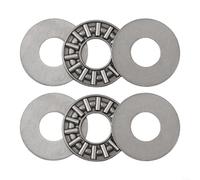 AXK1024 Needle Roller Thrust Bearings 10mm Bore 24mm OD with Steel Washers for Machine Tools Conveying Equipment