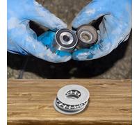 Axk1226 Thrust Needle Roller Bearing Set Having 4 X As1266 Hardened Steel Washers 12 Mm Id × 26 Mm Od × 2 Mm Thickness for Heavy-Duty Axial Load Applications in Industrial Machinery