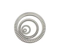 AXK7095 2AS Plain Needle Roller Thrust 70x95x6mm 3-in-1 Thrust Bearing 2Pcs