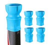 AXKAL Golf Ball Retriever for Putter Handle 4 Pack, Durable Silicone Ball Grabber Saver Suction Cup with Easy Pick-Up Deign, Premium Golf Ball Picker Upper for Super Stroke Putter Grip (Blue)
