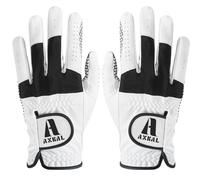AXKAL Golf Gloves Men Extra Grip Anti Slip 2 Pack/ 1 Pair, Left Right Hand Golf Gloves All-Weather Breathable with Durability Material Sizes S M ML L XL (S, Ambidextrous)