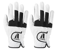 AXKAL Golf Gloves Men Extra Grip Anti Slip 2 Pack/ 1 Pair, Left Right Hand Golf Gloves All-Weather Breathable with Durability Material Sizes S M ML L XL (L, Right)