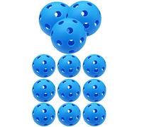 AXKAL Golf Practice Plastic Balls Putting for Garden Putter Aiming Line Value 12 Pcs, Golf Practice Air Ball Training Accessory Balls for Indoor Outdoor Men Women Blue (12 Pcs, Blue)