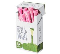 AXKAL Golf Tees Stylish Painted Wooden Value 15/60/180 Pack, Durable Colorful Tees Sizes 3 1/4 2 3/4 Inch, Enhanced Performance Less Friction Golf Accessories Gift (Pink, 3 1/4 1 box pack)