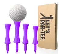 AXKAL Plastic Castle Golf Tees All in same Height 2 1/4 Inch Value 125 Pcs, Unbreakable & Reusable Golf Tees Accessories for Driving Range Training for Men Women (Purple)