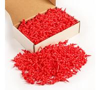 AXKAL Unbreakable Plastic Castle Golf Tees Consistent 1 1/4’’ Height, Durable Long-Lasting Stable Value Bulk Pack 250/500/1000 Red Tees, Small Short Ensures Maximum Performance (1000 Pcs-Red)