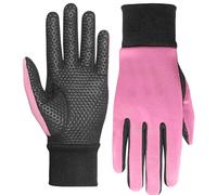AXKAL Women's Winter Golf Gloves Thermal 1-Pair With Non-Slip Silicone Grip Palm, Warm Gloves Windproof Back & Elastic Cuff For Driving Range Swing Training Outdoors Sports (Pink, M)