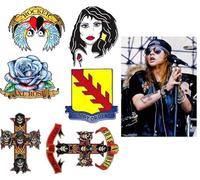 Axl Rose inspired Fake Tattoos